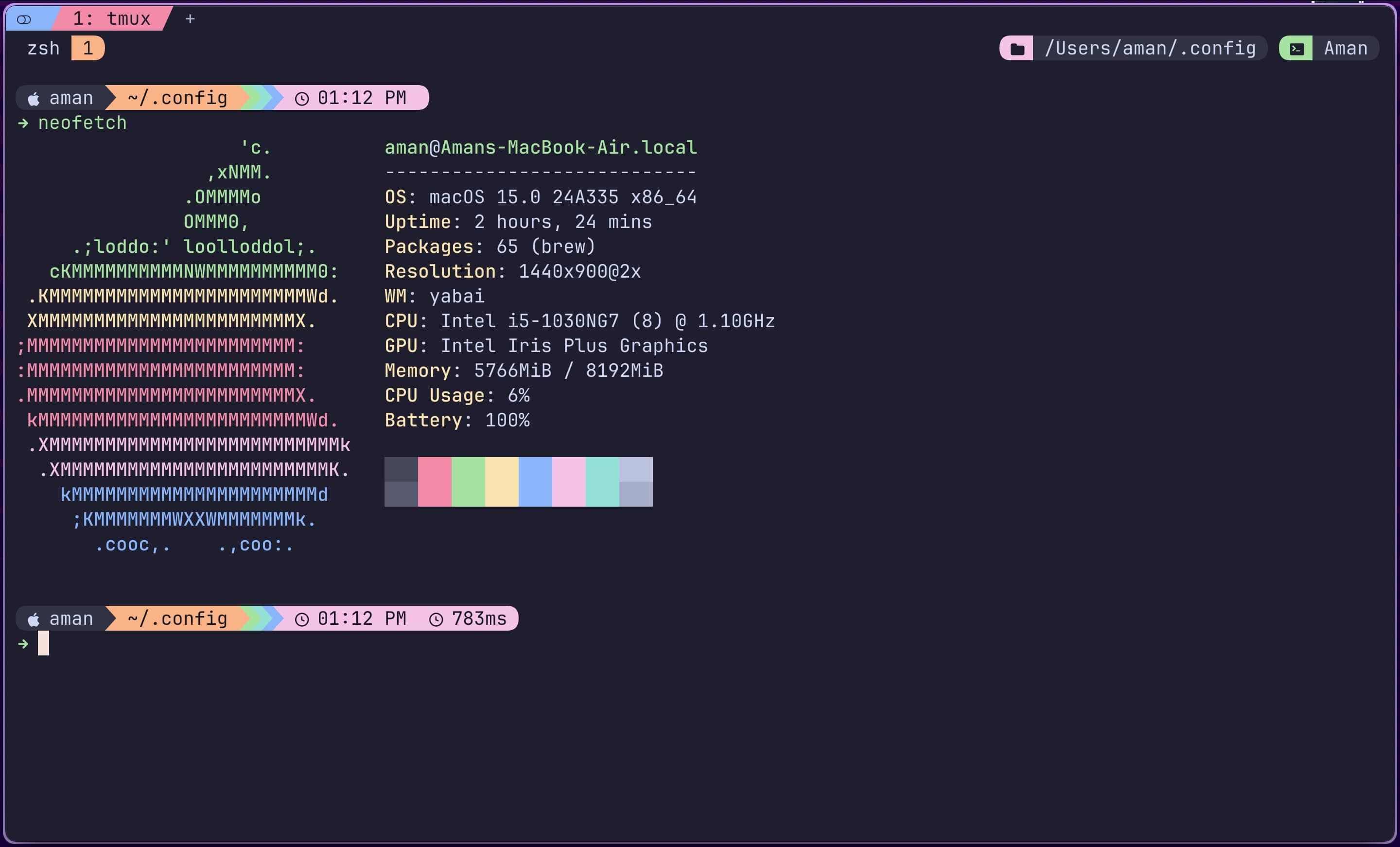 Wezterm setup for Macos or Linux